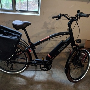 2018 Magnum Bikes Cruiser - High step. Satin Black with... Black