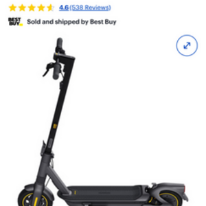 2024 Segway Ninebot Ninebot kickscooter MAX G2 e-scooter Black