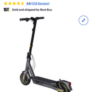 2024 Segway Ninebot Ninebot kickscooter MAX G2 e-scooter Black