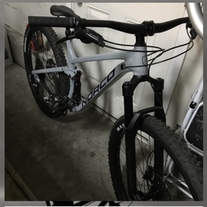 2019 Norco Bikes Fluid FS1 A1 Silver, gray or bare metal