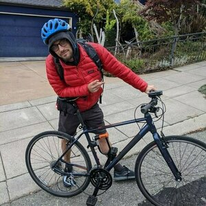 2017 Giant Escape Silver, gray or bare metal