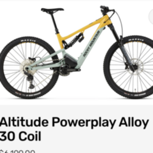 2022 Rocky Mountain Bicycles Altitude Power Play Yellow or Gold