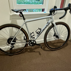 2023 Specialized Crux Comp Dove Metallic Dark Navy Silver, gray or bare metal
