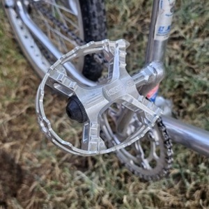 1983 Mongoose Supergoose Silver, gray or bare metal and Black