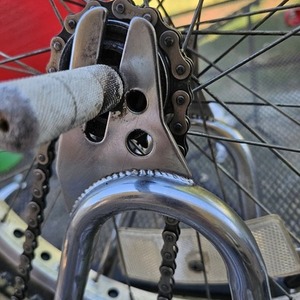 1983 Mongoose Supergoose Silver, gray or bare metal and Black