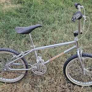 1983 Mongoose Supergoose Silver, gray or bare metal and Black