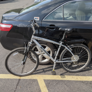 2010 Schwinn Link Silver, gray or bare metal