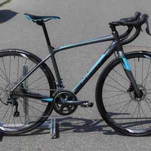 2018 Giant Contend SL 2 Silver, gray or bare metal and Blue