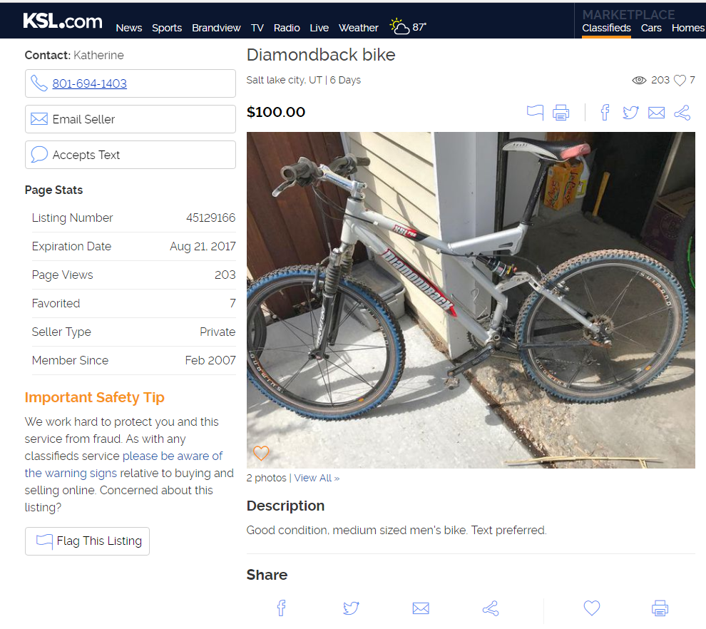 2002 Diamondback XSL PRO