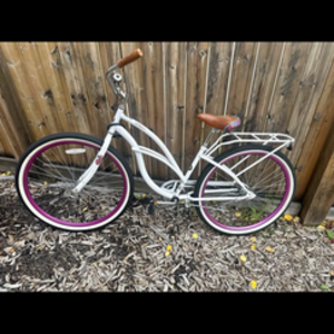 Schwinn Cruiser One White and Purple