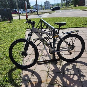 2009 Norco Bikes Katmandu Silver, gray or bare metal and Green