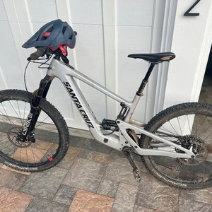 2024 Santa Cruz HECKLER SL X0 AXS RSV Silver, gray or bare metal