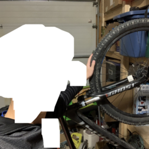 Ghost diamond frame Black and Red