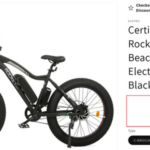 2022 Ecotric Rocket (C-BROC26S900-MB) Black