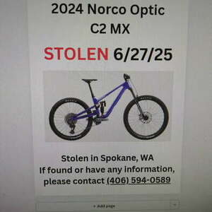 2024 Norco Bikes Optic Purple