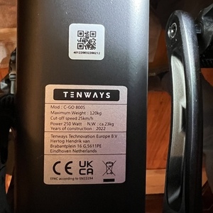 2022 Tenways CGO - 800S Black