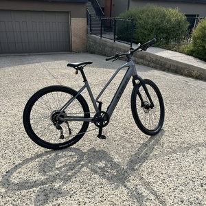 2024 Trek Hybrid Dual Sport+ 2 Stagger Silver, gray or bare metal