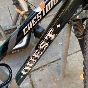 2023 Quest Crestwood Green, Black, and Silver, gray or bare metal