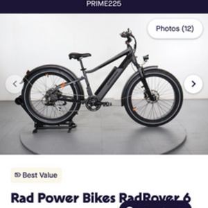 2024 Rad Power Bikes RR6+ HS Black