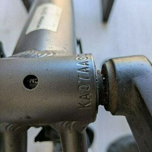 2025 Decathlon RockRider 52 Silver, gray or bare metal