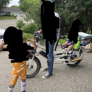 2021 Rad Power Bikes Radwagon 4 cargo bike rear White