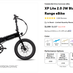 2025 Lectric eBikes XP LITE 2.0 Black