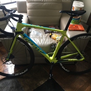 2017 Giant TCR Advanced 1 Yellow or Gold