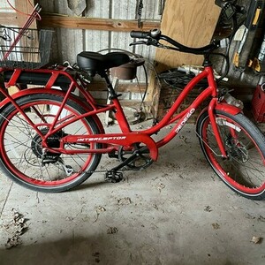 Pedego 24 inch Interceptor Step Through Red