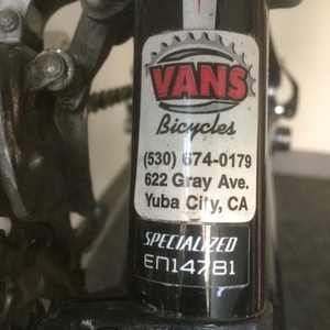 Specialized Black, Red, and White