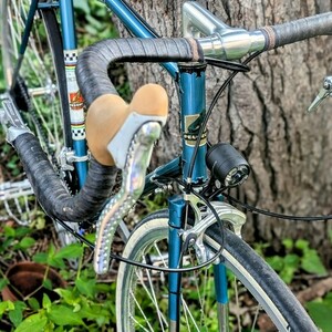 1971 Peugeot PX10 Blue and Silver, gray or bare metal