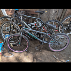 2020 Mongoose Boost Silver, gray or bare metal and Green