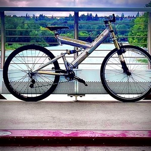 1996 Gary Fisher JOSHUA Z1 Silver, gray or bare metal