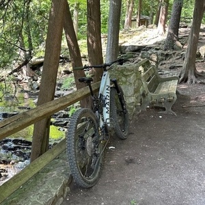 2022 Marin Bikes Alpine Trail E2 Silver, gray or bare metal and Black