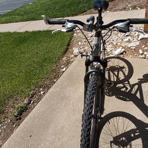 2010 Mongoose Blackcomb Silver, gray or bare metal