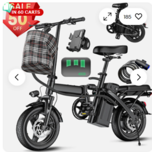 Unbranded 26" 250W Electric City Bike Black