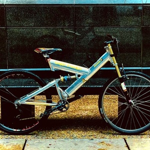 1996 Gary Fisher JOSHUA Z1 Silver, gray or bare metal