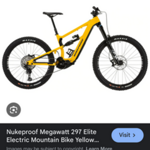 2023 Nukeproof Megawatt Yellow or Gold