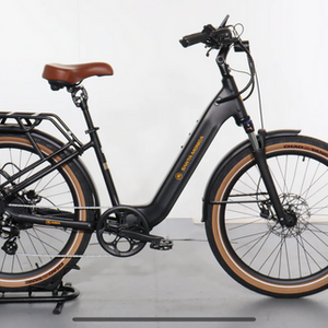 2024 AIMA E-Bike Santa Monica Black and Yellow or Gold