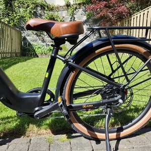 2024 AIMA E-Bike Santa Monica Black and Yellow or Gold