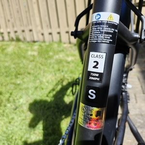 2024 AIMA E-Bike Santa Monica Black and Yellow or Gold