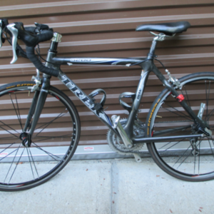 2006 Trek 5200 Black and Silver, gray or bare metal