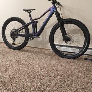 2020 Trek Fuel EX 9.8 Blue, Green, and Purple
