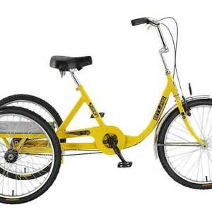 2020 Sun Atlas Cargo 24 tricycle Yellow or Gold and Stickers tape or other cover-up