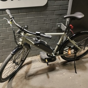 2022 Rad Power Bikes Radmisson 1 Black and Silver, gray or bare metal
