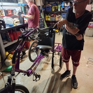 2021 Freedom Concepts Inc. Custom Accessible tricycle tricycle Purple