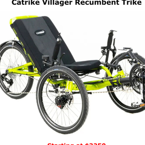 2021 Catrike Expedition recumbent