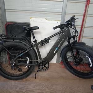 2025 Lectric eBikes XPEAK2 HIGH-STEP Silver, gray or bare metal