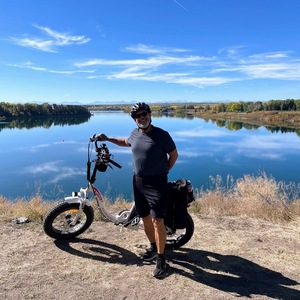 2022 DJ Bikes DJ Folding Bike Step Thru White