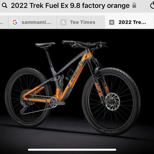 2022 Trek Fuel EX 9.8. XT Orange and Black