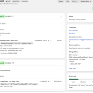 2025 Biktrix Juggernaut Lite Blue